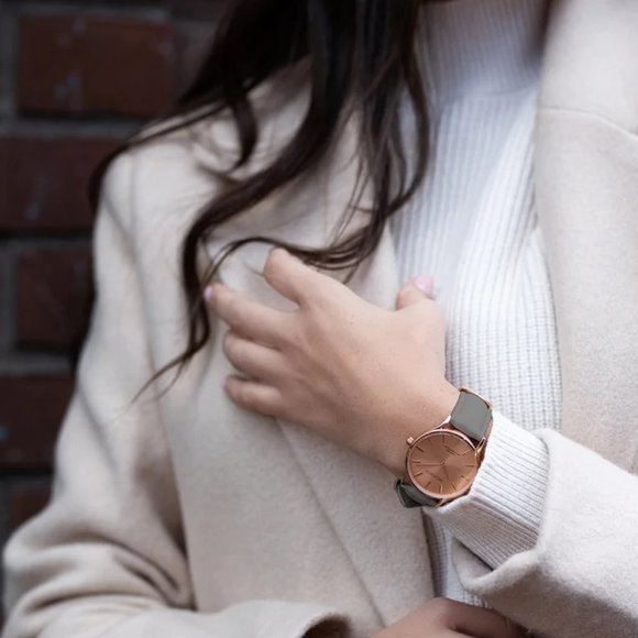 BRAND NEW WATCH solérose, Charcoal and gold rose - Picture 2 of 11